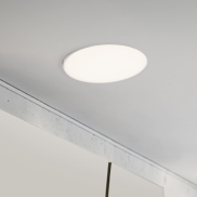 Nova Luce Perfect Profile Trimless - inbouwspot op afstandsbediening (incl.) - Ø 640 mm, 625 mm inbouwmaat - 40W dimbare LED incl. - 2700K-6000K - wit