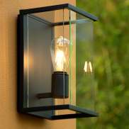 Lucide Claire - buiten wandverlichting - 17 x 18 x 30 cm - IP54 - antraciet