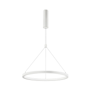 Nova Luce Empatia - hanglamp - Ø 60 x 120 cm - 35W dimbare LED incl. - zandwit