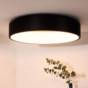 Lucide Talowe - plafondverlichting - Ø 60 x 13 cm - 42W dimbare LED incl. - zwart