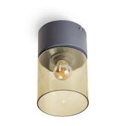 ETH Sledge Glass - plafondlamp - Ø 12 x 18 cm - groen