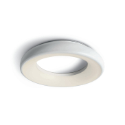 ONE Light Indoor LED - plafondverlichting - Ø 30 x 4,7 cm - 25W LED incl. - IP40 - wit