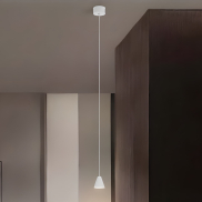Nova Luce Irmos - hanglamp - Ø 6 x 191 cm - 5W LED incl. - zandwit