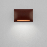 Nova Luce Sub - buiten wandverlichting - 13,5 x 8,5 x 3,5 cm - 5W LED incl. - IP65 - corten