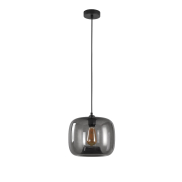 Artdelight Preston - hanglamp - Ø 28 x 178 cm - gerookt