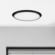 Nova Luce Perfect Profile Trimless - inbouwspot - Ø 600 mm, 670 mm inbouwmaat - 40W dimbare LED incl. - 3000K - zwart