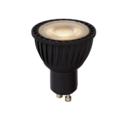 Lucide LED-spot - dim to warm - Ø 5 x 5,5 cm - GU10 - 5W - 3000K tot 2200K - zwart