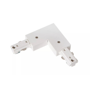 Lucide Track L-koppelstuk links - 1-fase Railsysteem - 230V - wit