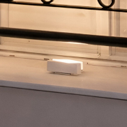 Nova Luce Dio - opbouw grondspot - 15,5 x 8,5 x 4,7 cm -  4W LED incl. - IP65 - zandwit