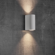 Nordlux Canto Maxi 2 - buiten wandverlichting - 8,7 x 17 cm - IP44 - wit