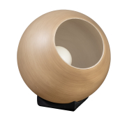 ETH Orb Saturn - tafellamp - Ø 35 x 41 cm - zwart en taupe