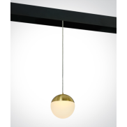 ONE Light magnetisch railsysteem MINI, MIDI & MAXI - hanglamp - Ø 9,3 x 150 cm - 10W LED incl. - goud