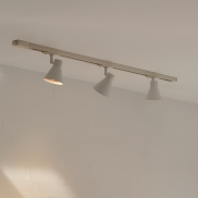 Nordlux Eik Link 3-Kit + 1M Rail - rail spot GU10 - Ø 8,5 x 16 cm - wit