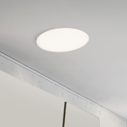 Nova Luce Perfect Profile Trimless - inbouwspot op afstandsbediening (incl.) - Ø 440 mm, 420 mm inbouwmaat - 24W dimbare LED incl. - 2700K-6000K - wit
