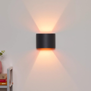 Lucide Xio - wandverlichting met 2 instelbare lichtbundels - 11 x 13 x 9,7 cm - 4W dimbare LED incl. - grijs