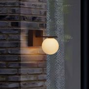 Nova Luce Oracle - buiten wandverlichting - 12 x 17,5 x 21,8 cm - 9W LED incl. - IP65 - corten