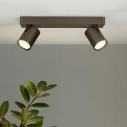 Projectlight Phoebe - opbouwspot 2L - 32 x 7 x 11 cm - brons