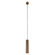 VK Lighting Edelle - hanglamp - Ø 5,6 x 183 cm - brons