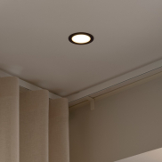 Nordlux Olea 3-Kit - inbouwspot - Ø 85 mm, Ø 68 mm inbouwmaat - 4,4W LED incl. - IP65 - zwart