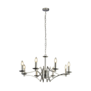 Searchlight Ascot - luster - Ø 72 x 150 cm - chroom