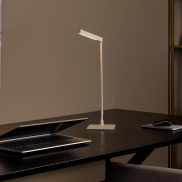 Lucide Lavale - tafellamp - 27,2 x 13 x 42,3 cm - 3W LED met dimfunctie incl. - wit