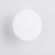 Nova Luce Tower - buiten wandverlichting - Ø 16,5 x 5,8 cm - 8W LED incl. - IP65 - zandwit