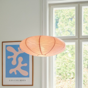 Nordlux Villo - papieren lampenkap zonder pendel - Ø 60 x 24 cm - oud roze