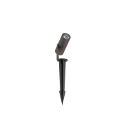 VK Lighting Sui - spot op piek - Ø 3 x 7,2 cm - 3W LED incl. - IP65 - roestbruin
