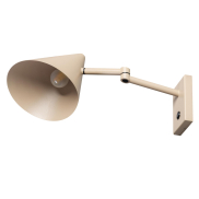 ETH Marvis - wandlamp met schakelaar - 8 x 12 x 44 cm - zand