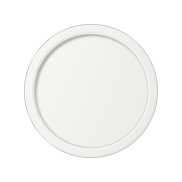 ETH Loïs - plafondlamp - Ø 30 x 5 cm - 3 stappen dimbaar - 24W LED incl. - IP44 -  wit