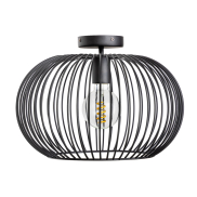 ETH Wire - plafondlamp - Ø 40 x 28,5 cm - zwart