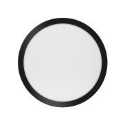 ETH Anne Round - plafondlamp - Ø 40 x 2,7 cm - 3 stappen dimbaar - 24W LED incl. - IP44 - zwart