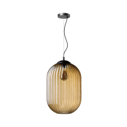 ETH Glamm - hanglamp - Ø 30 x 165 cm - goud