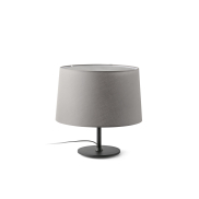 Faro Windsor - tafellamp - Ø 48,5 x 51 x 29 cm - mat zwart en grijs