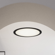Nova Luce Perfect Profile Trimless - inbouwspot op afstandsbediening (incl.) - Ø 440 mm, 420 mm inbouwmaat - 24W dimbare LED incl. - 2700K-6000K - zwart