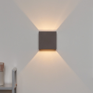 Lucide Gipsy Kubus - wandverlichting - 11,5 x 11,5 x 11,5 cm - taupe