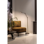 Artdelight Palermo - vloerlamp - Ø 26 x 170 cm - 10W dim to warm LED incl. - antiek brons