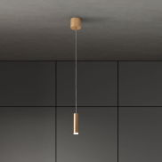 Nova Luce Doc - hanglamp - Ø 3 x 120 cm - 5W LED incl. - goud