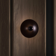 Nova Luce Edem - wandlamp - Ø 25 x 11 cm - 9W LED incl. - zandzwart
