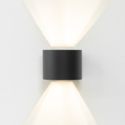 Artdelight Gyro - wandlamp - 9,7 x 13 x 11,2 cm - zwart