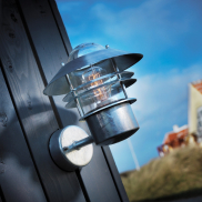 Nordlux Blokhus - buiten wandverlichting - 22 x 23 cm - IP54 - gegalvaniseerd staal
