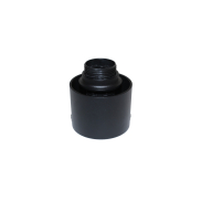 Artdelight Rosario - lamphouder voor PL 202 - Ø8 x 9,5 cm - zwart