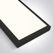 ONE Light UGR19 Backlit CCT V - plafondlamp - 150 x 30 x 4,2 cm - 50W LED incl. - zwart