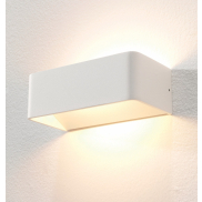 Artdelight Mainz - wandverlichting - 20 x 10 x 7 cm - 2 x 3W dimbare LED incl. - wit