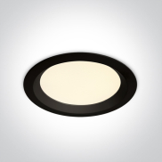 ONE Light UGR19 CCT V Range - inbouwspot - Ø 240 mm, Ø 210 mm inbouwmaat - 30W LED incl. - IP44 - zwart