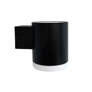 Integral LED True - buiten wandlamp op zonne-energie met sensor - 8 x 10 x 11,5 cm - 1,2W LED incl. - IP65 - zwart