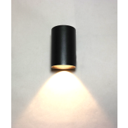 Artdelight Brody - wandlamp - Ø 7,2 x 11 cm - 4W LED incl. - IP54 - zwart