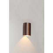 Artdelight Brody - wandlamp - Ø 7,2 x 11 cm - 4W LED incl. - IP54 -  geborsteld brons