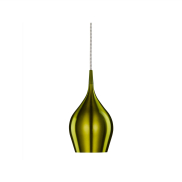 Searchlight Vibrant - hanglamp - Ø 12 x 142 cm - groen