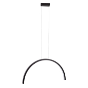 Maxlight Trio Arc - hanglamp - 80 x 180 cm - 21W LED incl. - zwart